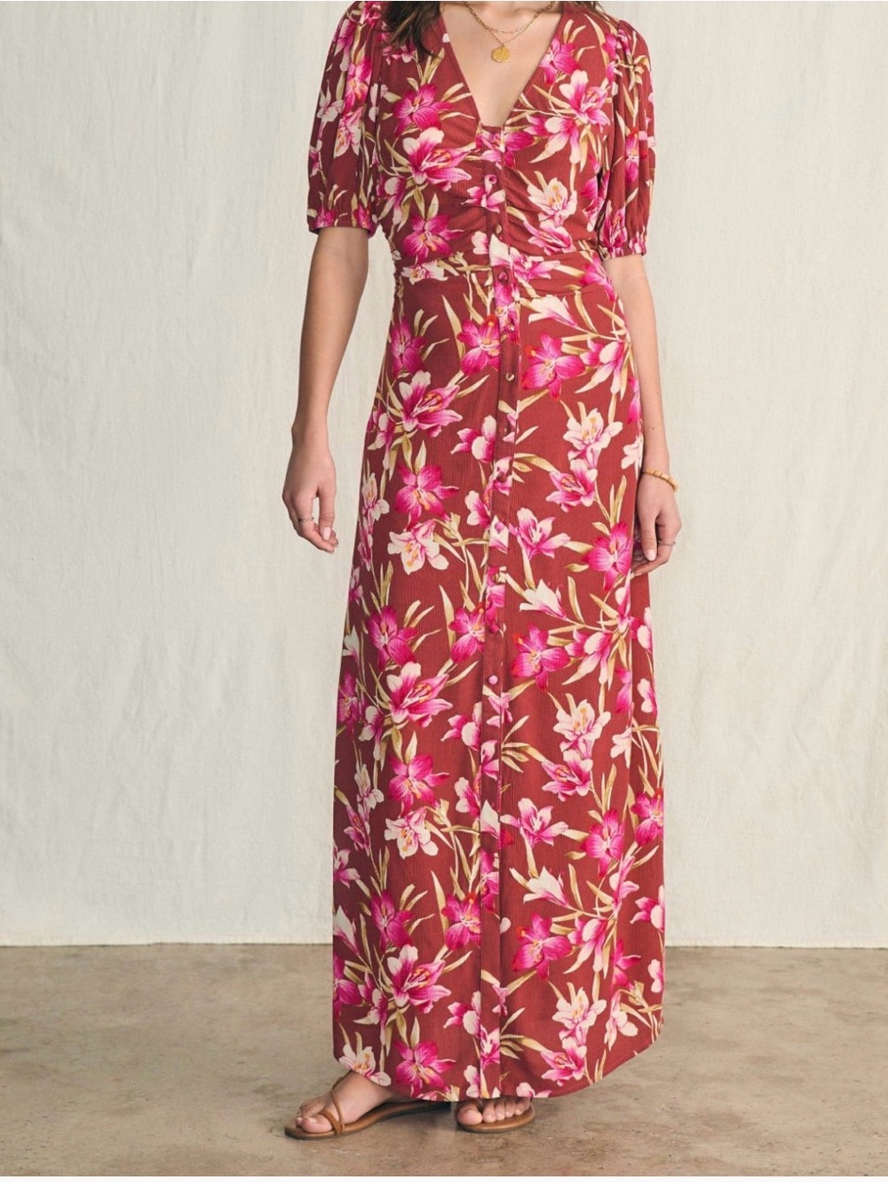 Faherty Sorrento Dress in Majorca Floral